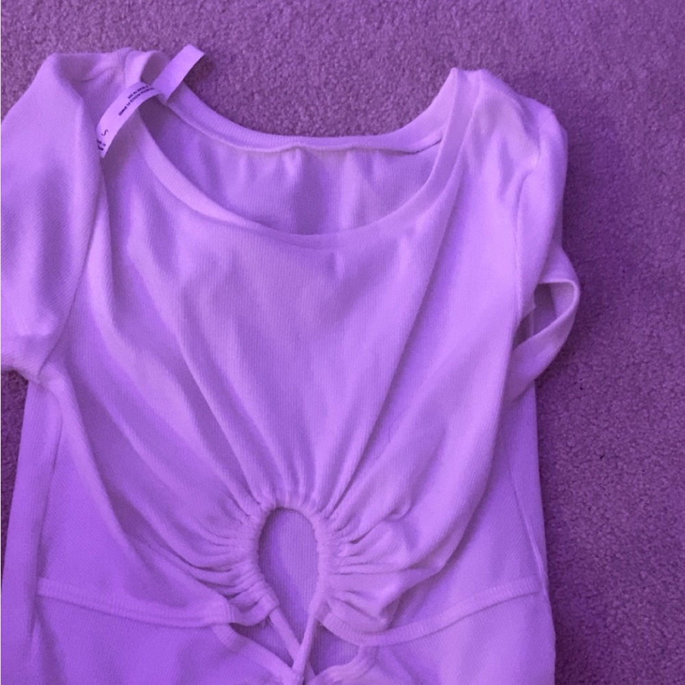 Ruched baby tee